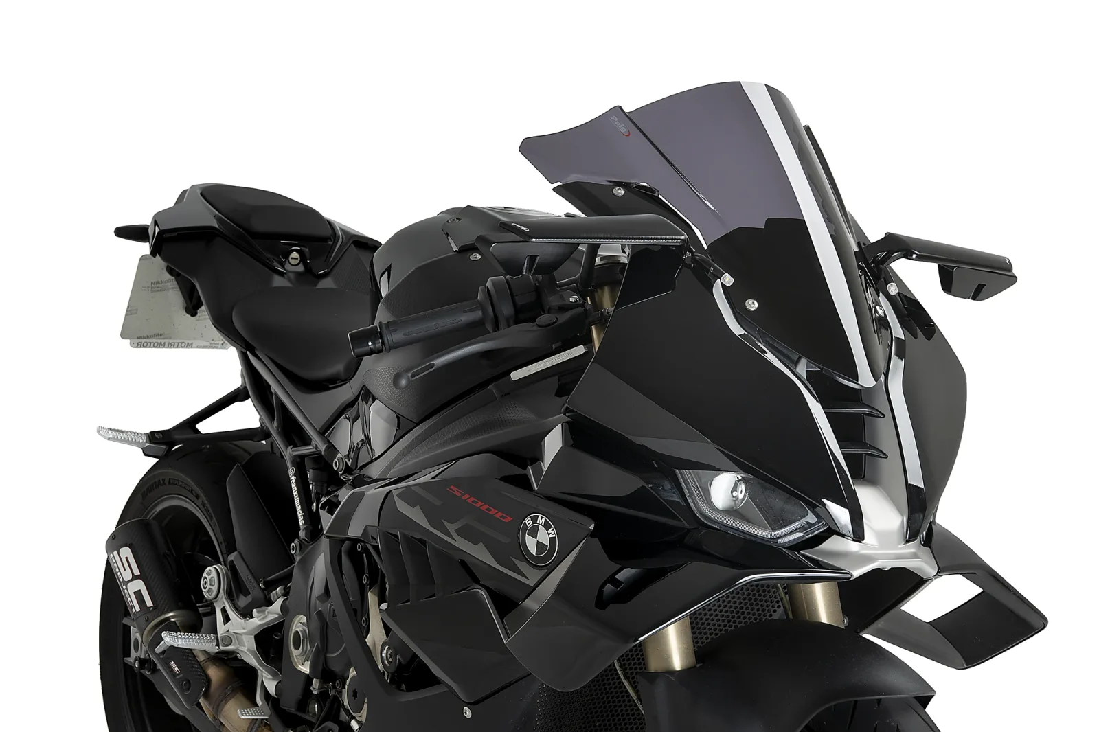 Puig Слюда Z-Racing за BMW S 1000 RR (2019–2026), M 1000 RR (2021–2022) – Тъмно опушена
