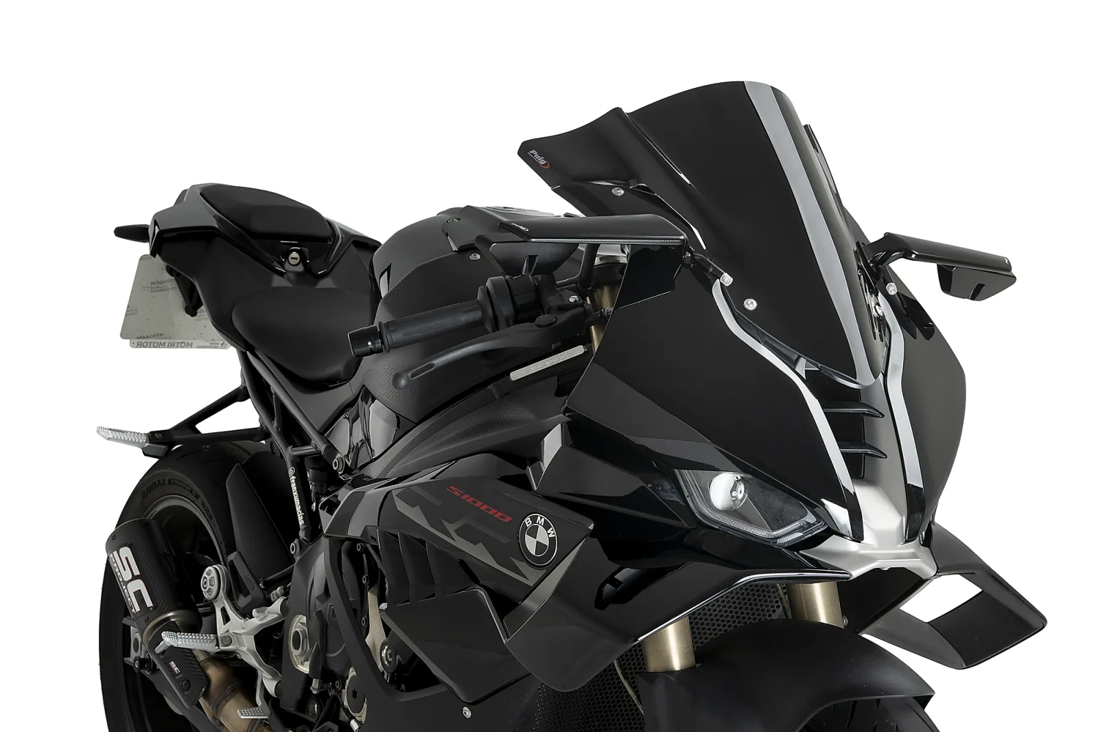 Puig Слюда Z-Racing за BMW S 1000 RR (2019–2026), M 1000 RR (2021–2022) – Черна