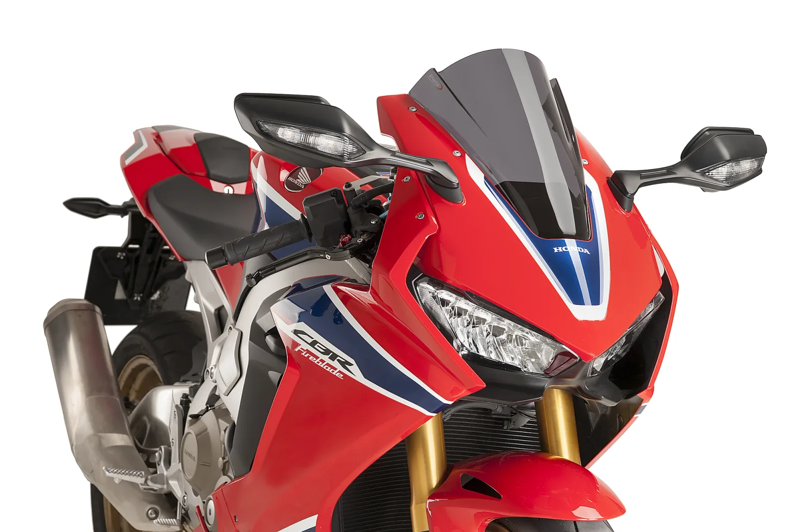 Puig Слюда Z-Racing за Honda CBR 1000RR (2017–2019) – Тъмно опушена