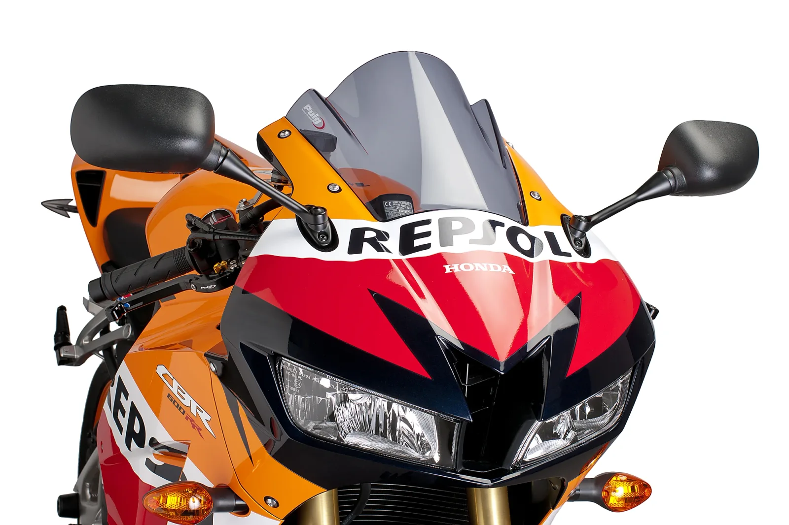 Puig Слюда Z-Racing за Honda CBR 600RR (2013–2016) – Опушена