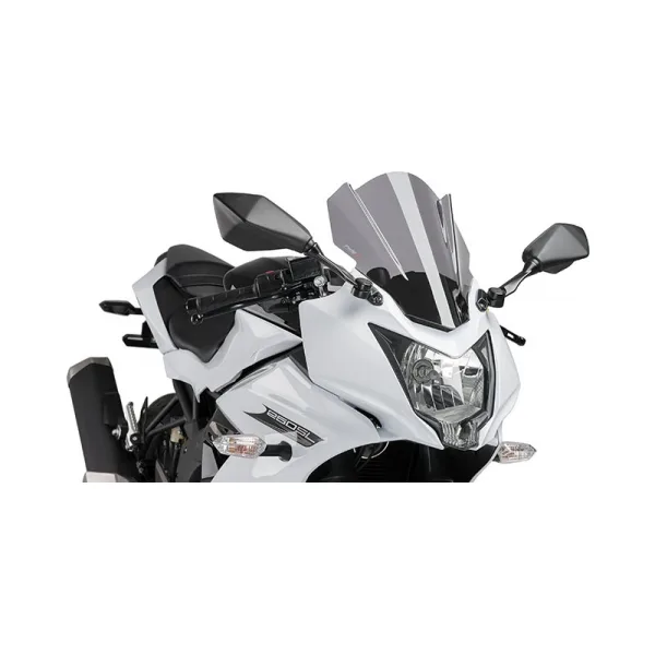 Puig Слюда Z-Racing за Kawasaki Ninja 250SL (2015–2016) – Опушена