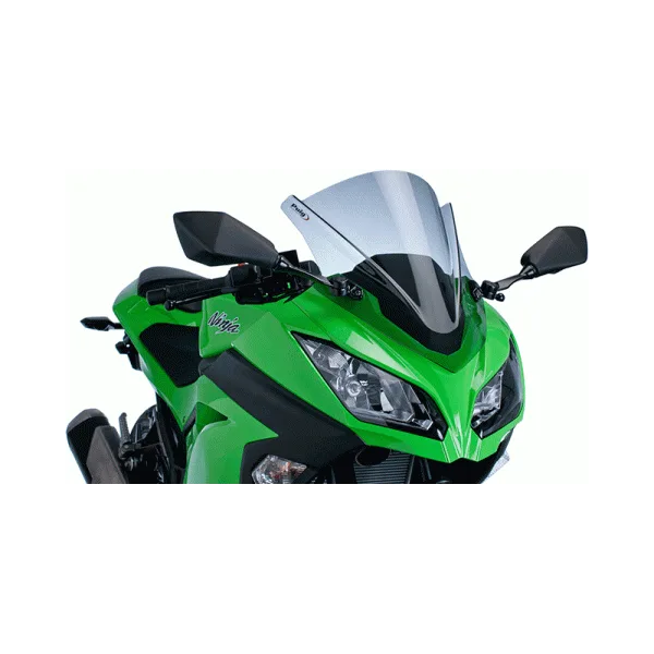Puig Слюда Z-Racing за Kawasaki Ninja 300 (2013–2017) – Опушена