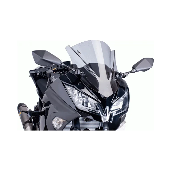 Puig Слюда Z-Racing за Kawasaki Ninja 300 (2013–2017) – Опушена