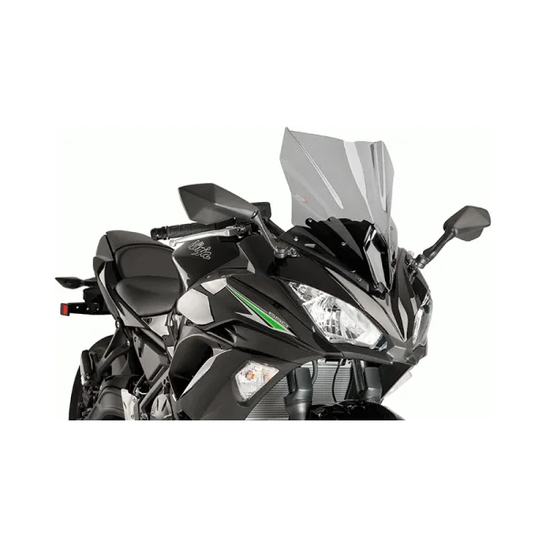 Puig Слюда Z-Racing за Kawasaki Ninja 650 (2017–2019) – Опушена