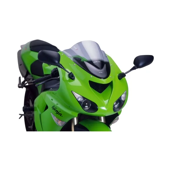 Puig Слюда Z-Racing за Kawasaki ZX-10R (2006–2007), ZX-6R Ninja (2005–2008) – Опушена
