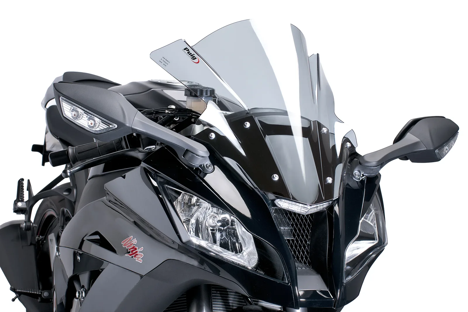 Puig Слюда Z-Racing за Kawasaki ZX-10R (2011–2015) – Опушена