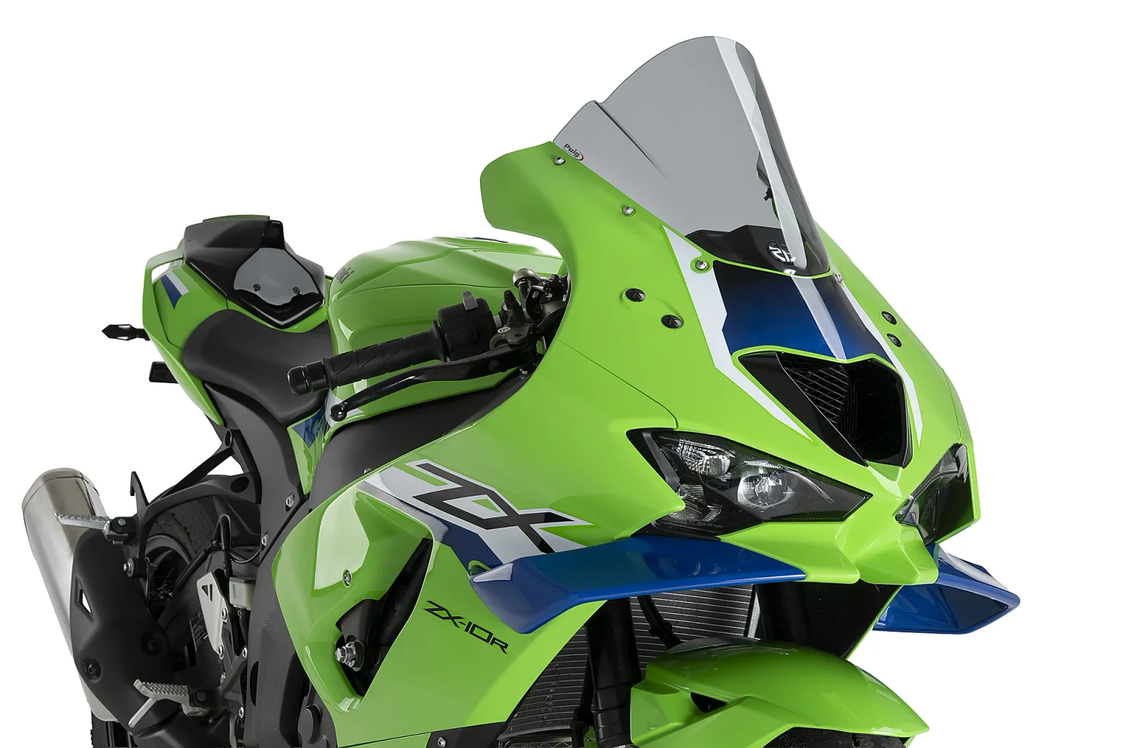 Puig Слюда Z-Racing за Kawasaki ZX-10R (2021–2026), ZX-10RR (2021–2026) – Опушена