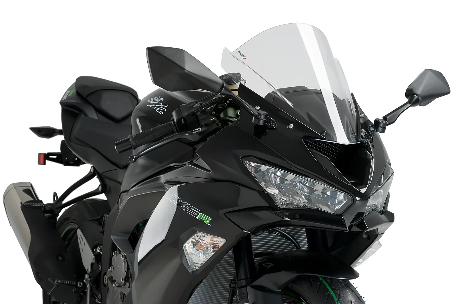 Puig Слюда Z-Racing за Kawasaki ZX-6R (2009–2023), ZX-6R 636 (2013–2017), ZX-10R (2008–2010) – Прозрачна