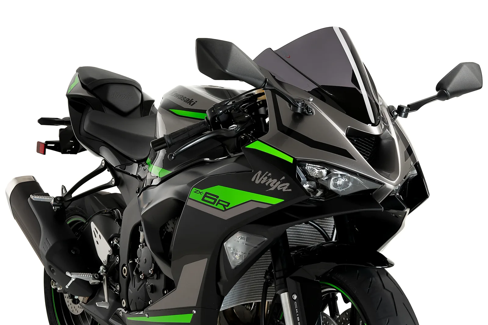Puig Слюда Z-Racing за Kawasaki ZX-6R (2024–2026) – Тъмно опушена