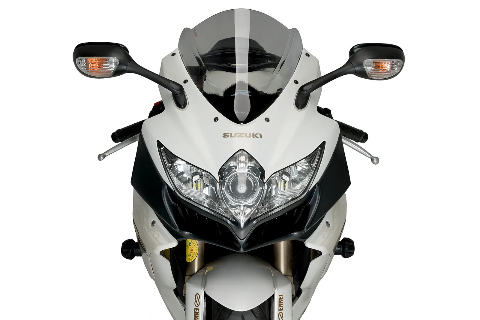 Puig Слюда Z-Racing за Suzuki GSX-R 600 (2008–2010), GSX-R 750 (2008–2010) – Опушена