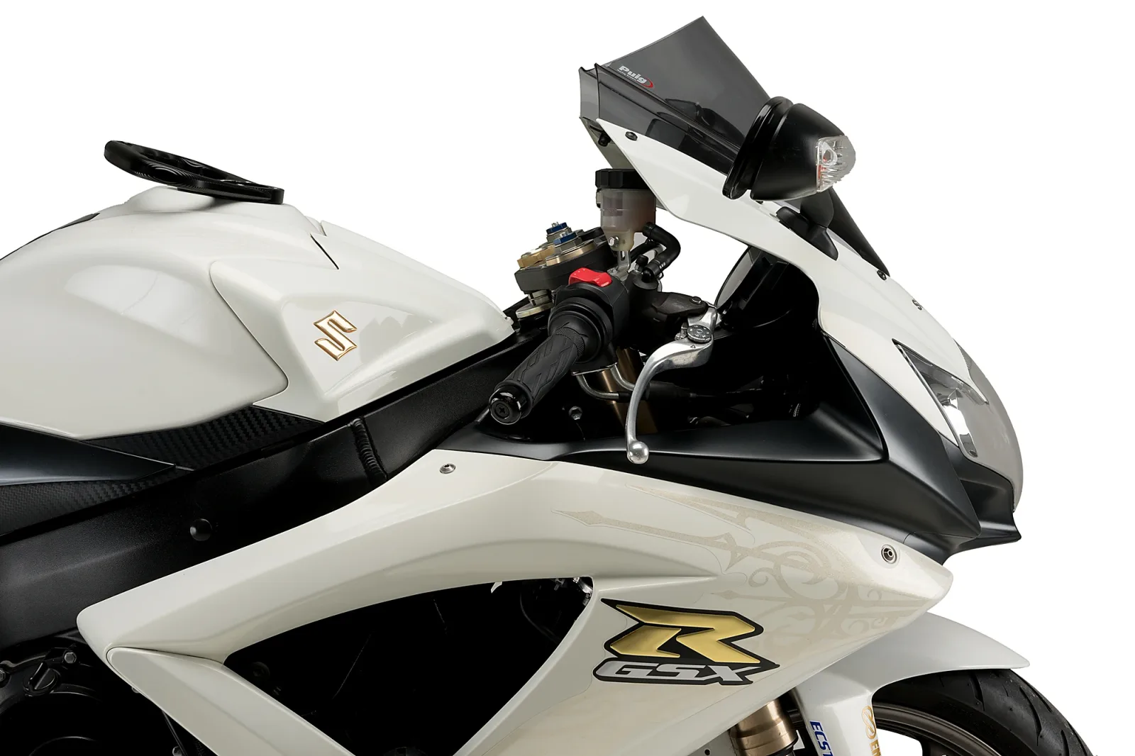 Puig Слюда Z-Racing за Suzuki GSX-R 600 (2008–2010), GSX-R 750 (2008–2010) – Опушена
