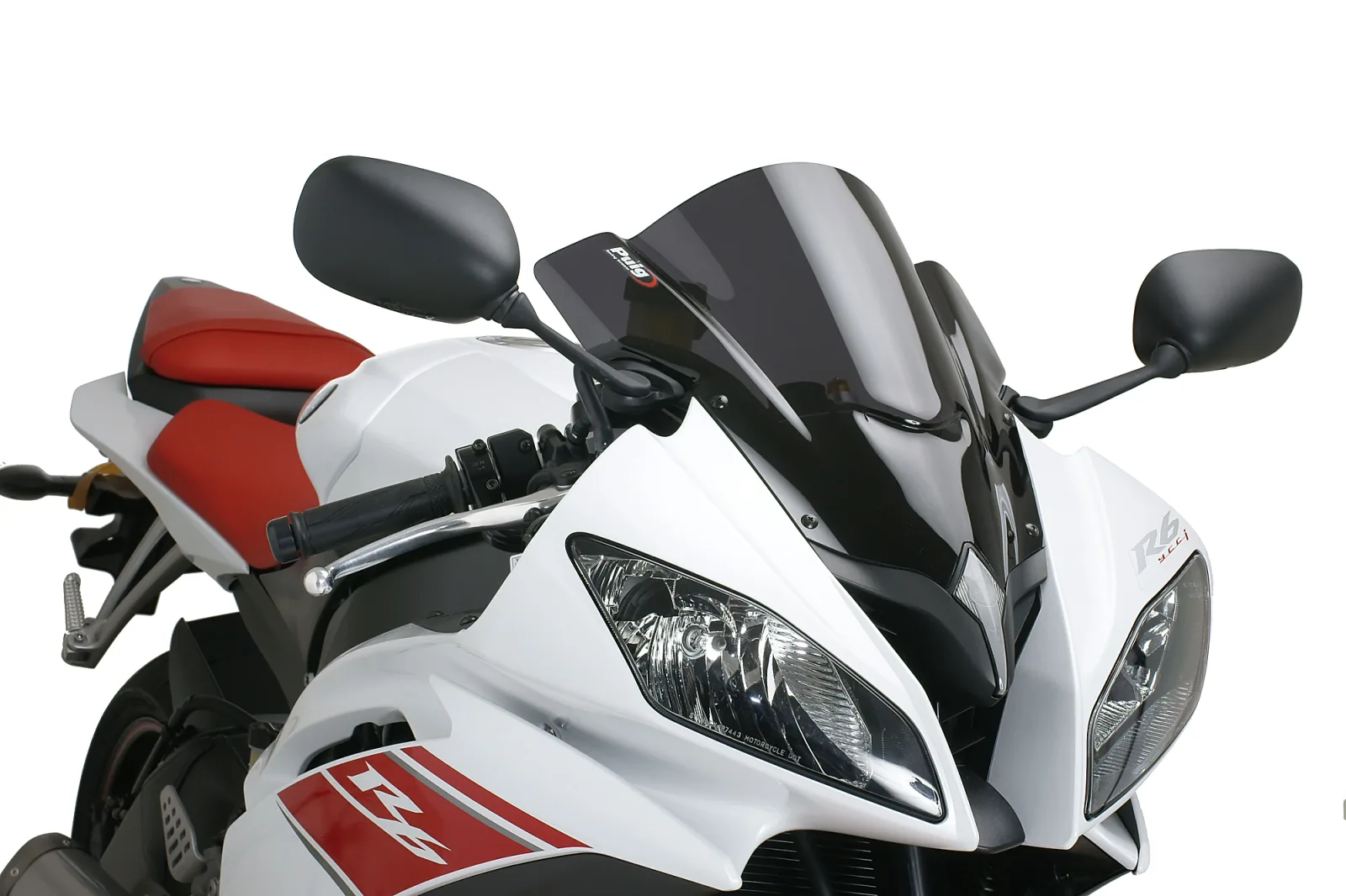 Puig Слюда Z-Racing за Yamaha YZF-R6 (2008–2016) – Тъмно опушена