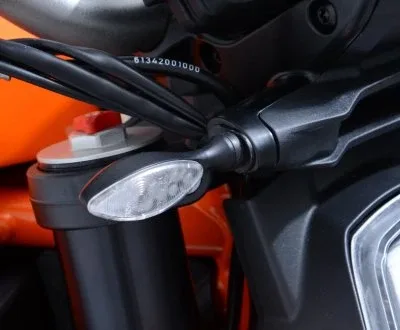 R&G Адаптери за предни мигачи за KTM 1290 Super Duke R (2014–2024), 790 Duke (2018–2025), 790 Adventure (2019–2022) и др.