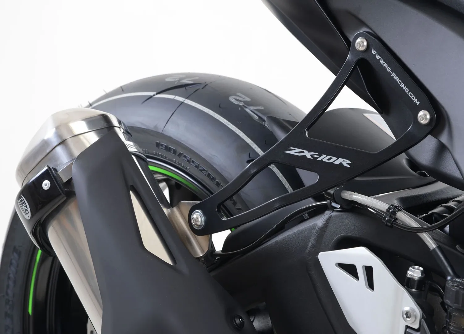 R&G Държач за ауспух за Kawasaki ZX-10R (2011–2024), ZX-10RR (2021–2024)