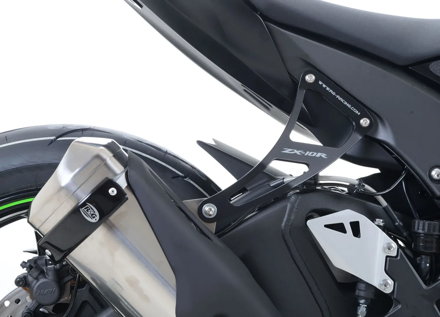 R&G Държач за ауспух за Kawasaki ZX-10R (2011–2024), ZX-10RR (2021–2024)