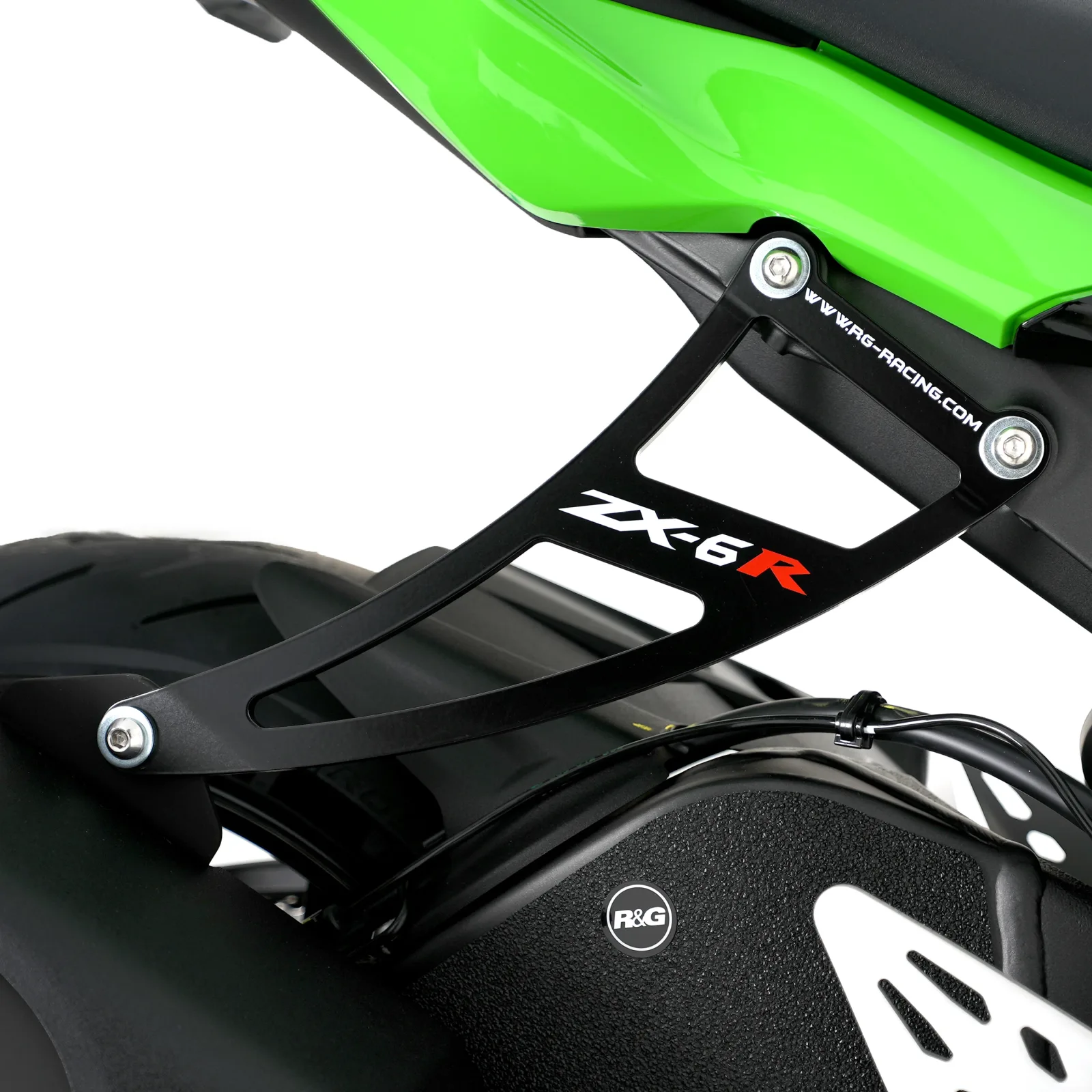R&G Държач за ауспух за Kawasaki ZX-6R (2009+) (EH0043BK)