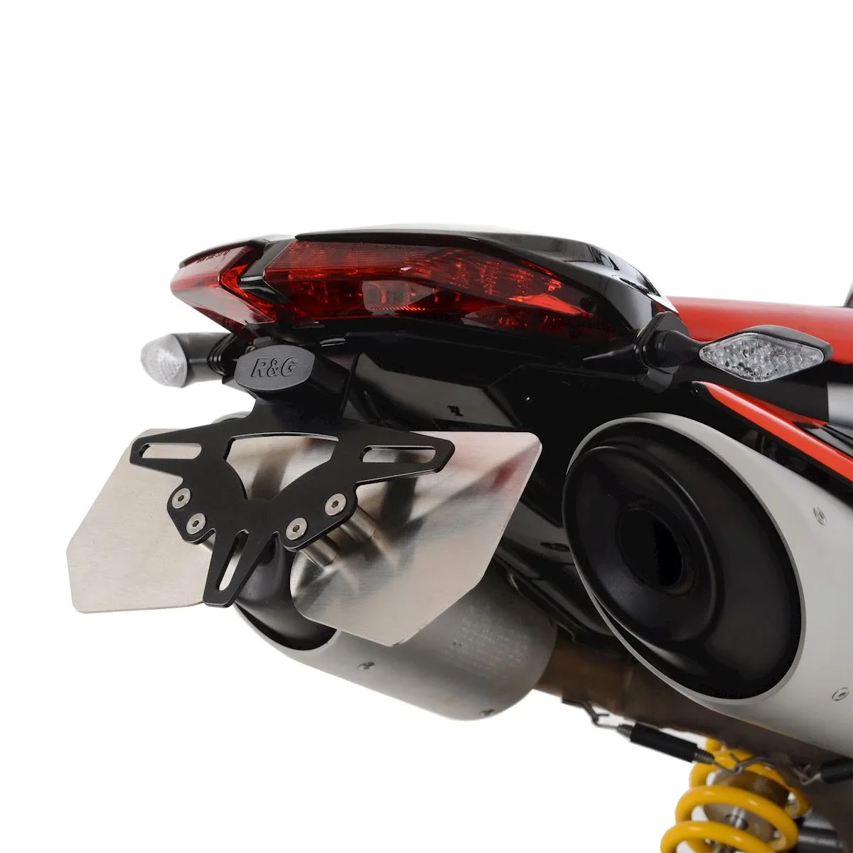 R&G Държач за номер за Ducati Hypermotard 950 (2021–2025) (LP0323BK)