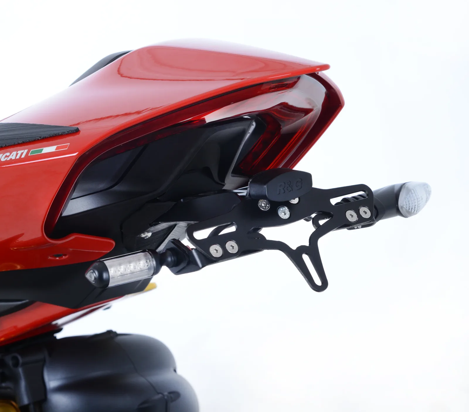 R&G Държач за номер за Ducati Panigale V4 (2017–2019), Panigale V4 S (2018–2024), Panigale V4 R (2020) и др.
