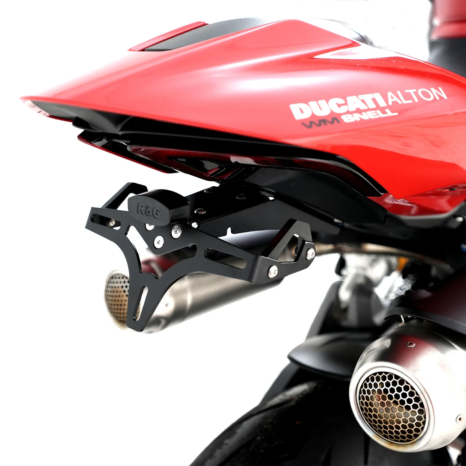 R&G Държач за номер за Ducati Panigale V4 (2025+), Streetfighter V4 (2025+), Streetfighter V4 S (2025+) и др. (LP0388BK)