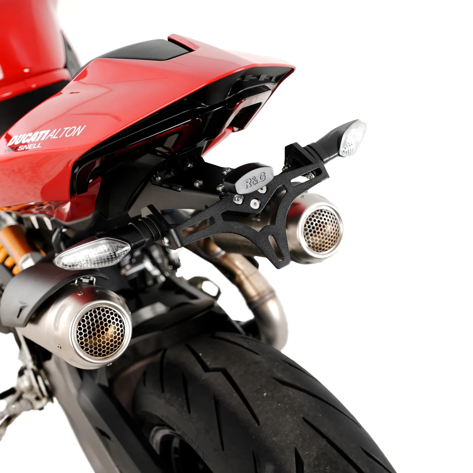 R&G Държач за номер за Ducati Panigale V4 (2025+), Streetfighter V4 (2025+), Streetfighter V4 S (2025+) и др. (LP0399BK)