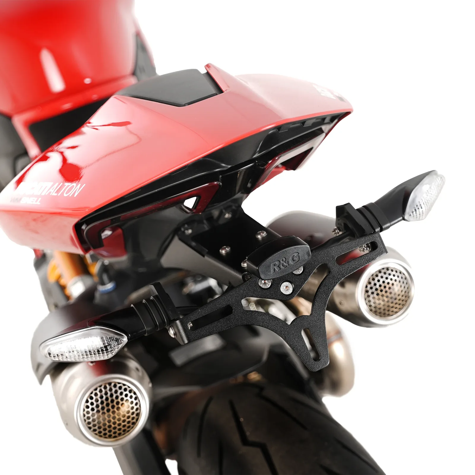 R&G Държач за номер за Ducati Panigale V4 (2025+), Streetfighter V4 (2025+), Streetfighter V4 S (2025+) и др. (LP0399BK)