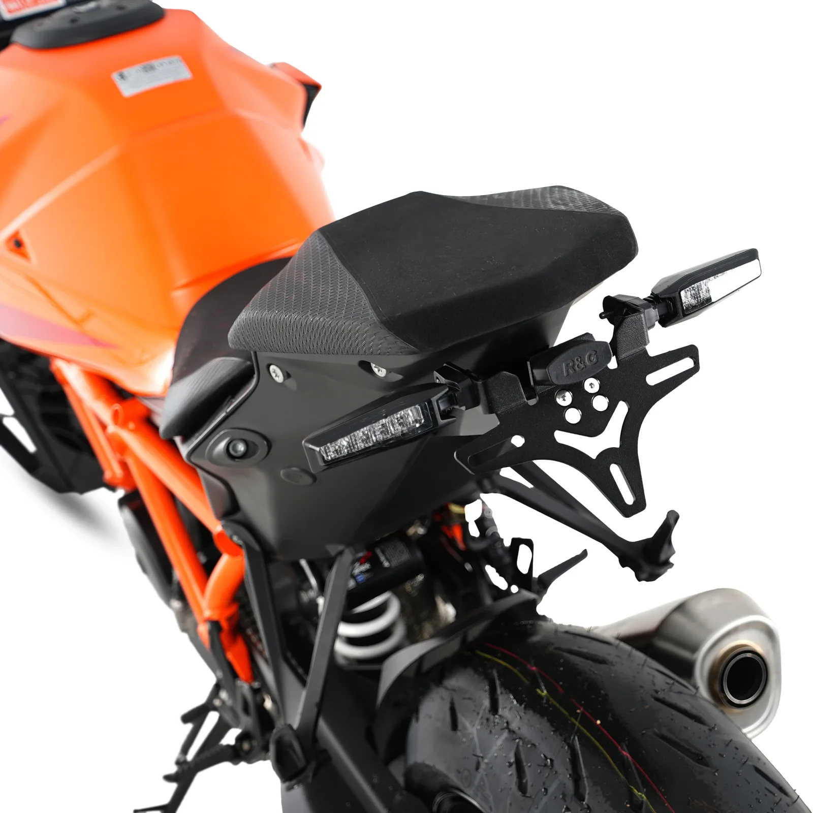 R&G Държач за номер за KTM 1390 Super Duke R Evo (2024+), 1390 Super Duke R (2024+), 990 Duke (2024)