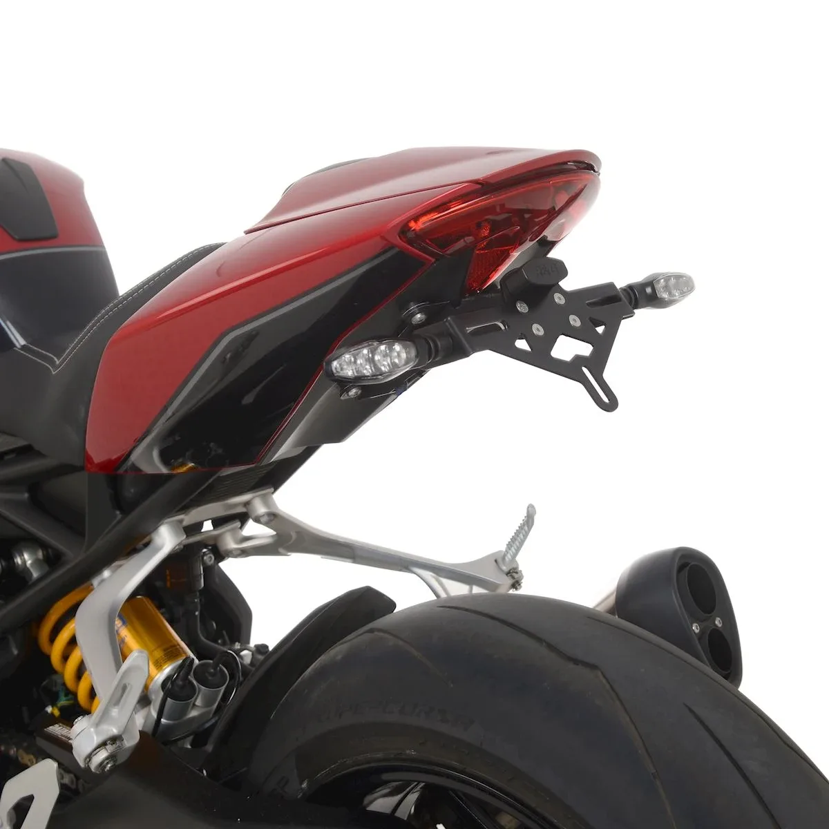R&G Държач за номер за Triumph Speed Triple 1200 RS (2021+), Speed Triple 1200 RR (2022+) и др. (FE0320BK)