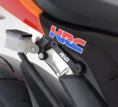 R&G Капачки за степенките на пътника за Honda CBR 600RR (2007+), CBR 650R (2019–2020), Yamaha MT-125 (2020+)