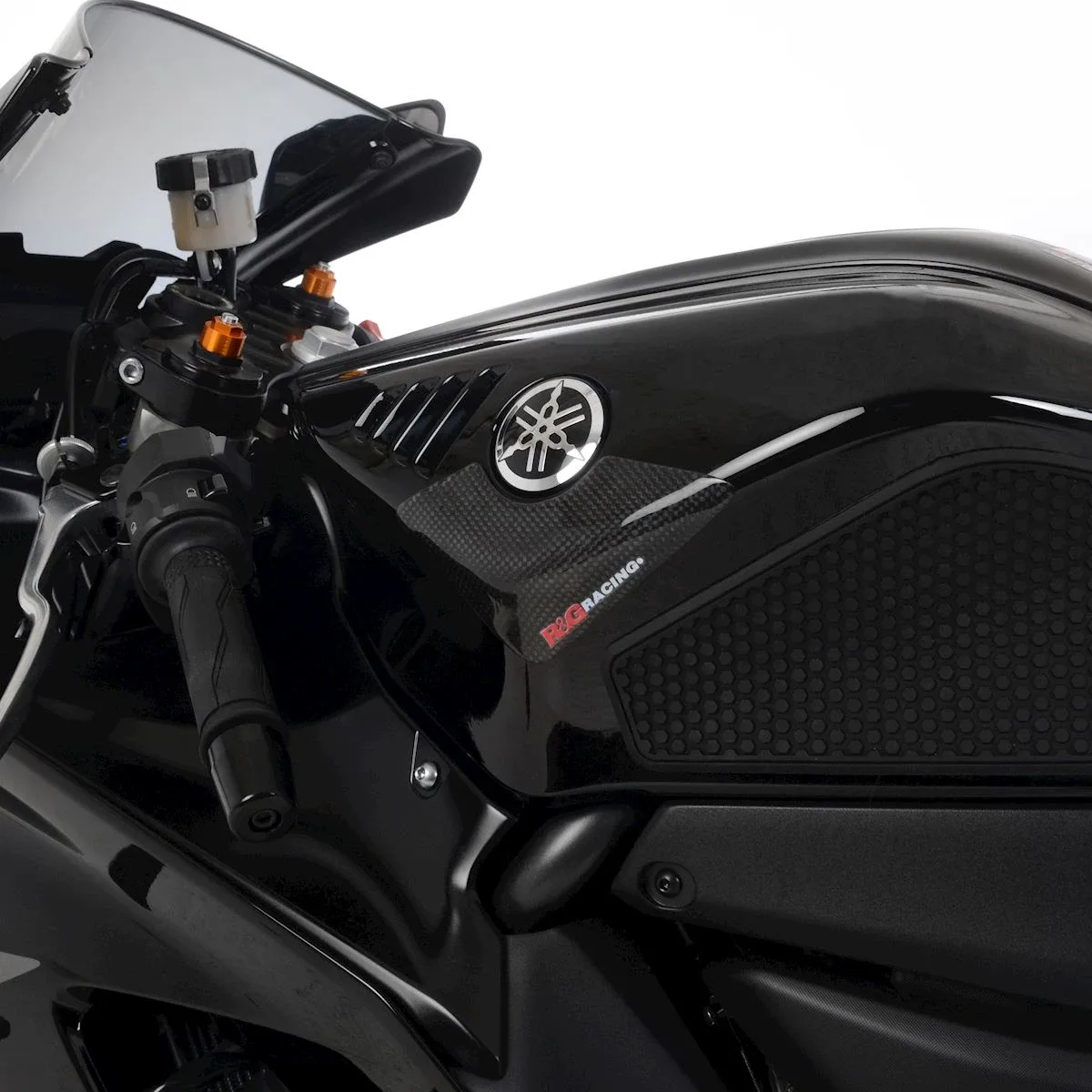 R&G Карбонови слайдери за резервоар за Yamaha YZF-R7 (2022–2025)