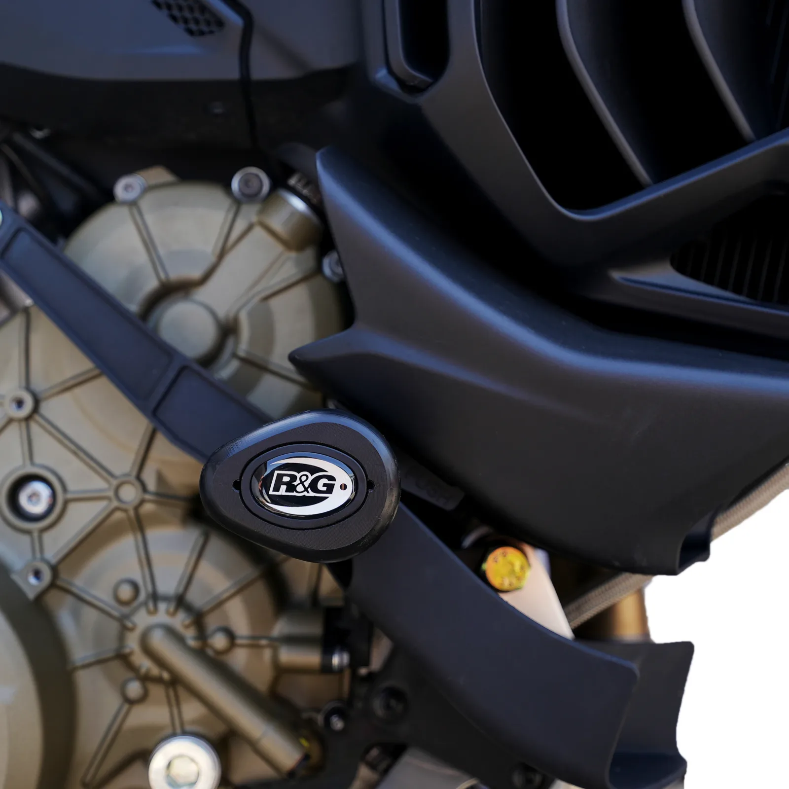 R&G Краш тапи Aero за Ducati Multistrada V4 (2021–2024), Multistrada V4 S (2021–2024), Multistrada V4 Rally (2023+)