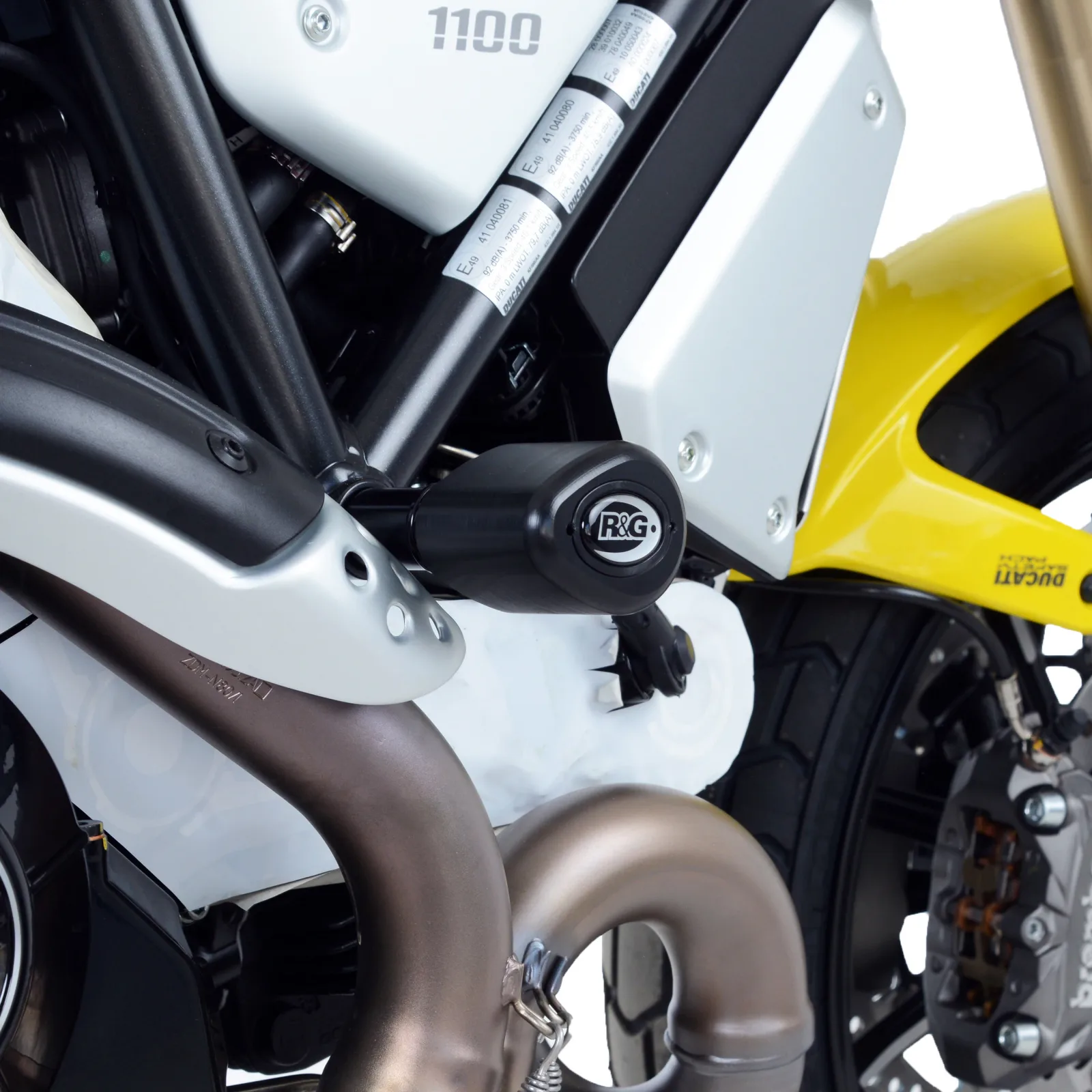 R&G Краш тапи Aero за Ducati Scrambler 1100 (2018–2025)