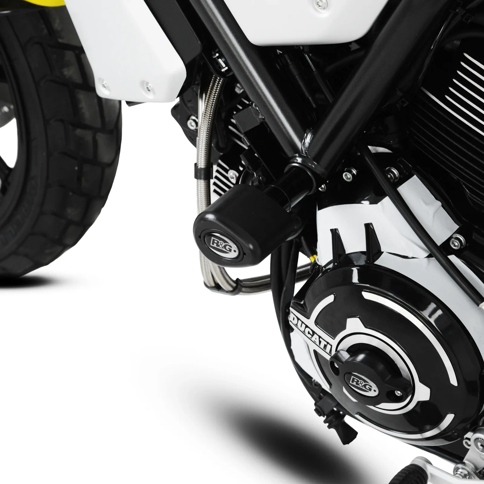 R&G Краш тапи Aero за Ducati Scrambler Full Throttle (2026+), Scrambler Icon (2026+) и др.