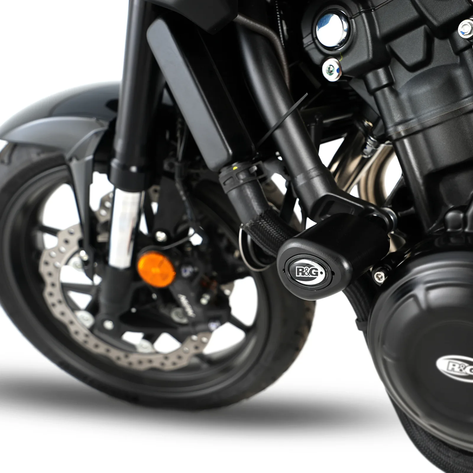 R&G Краш тапи Aero за Honda CB 500F (2013–2023), CB 500X (2013–2021), NX 500 (2024–2025), CB 500 Hornet (2024+)