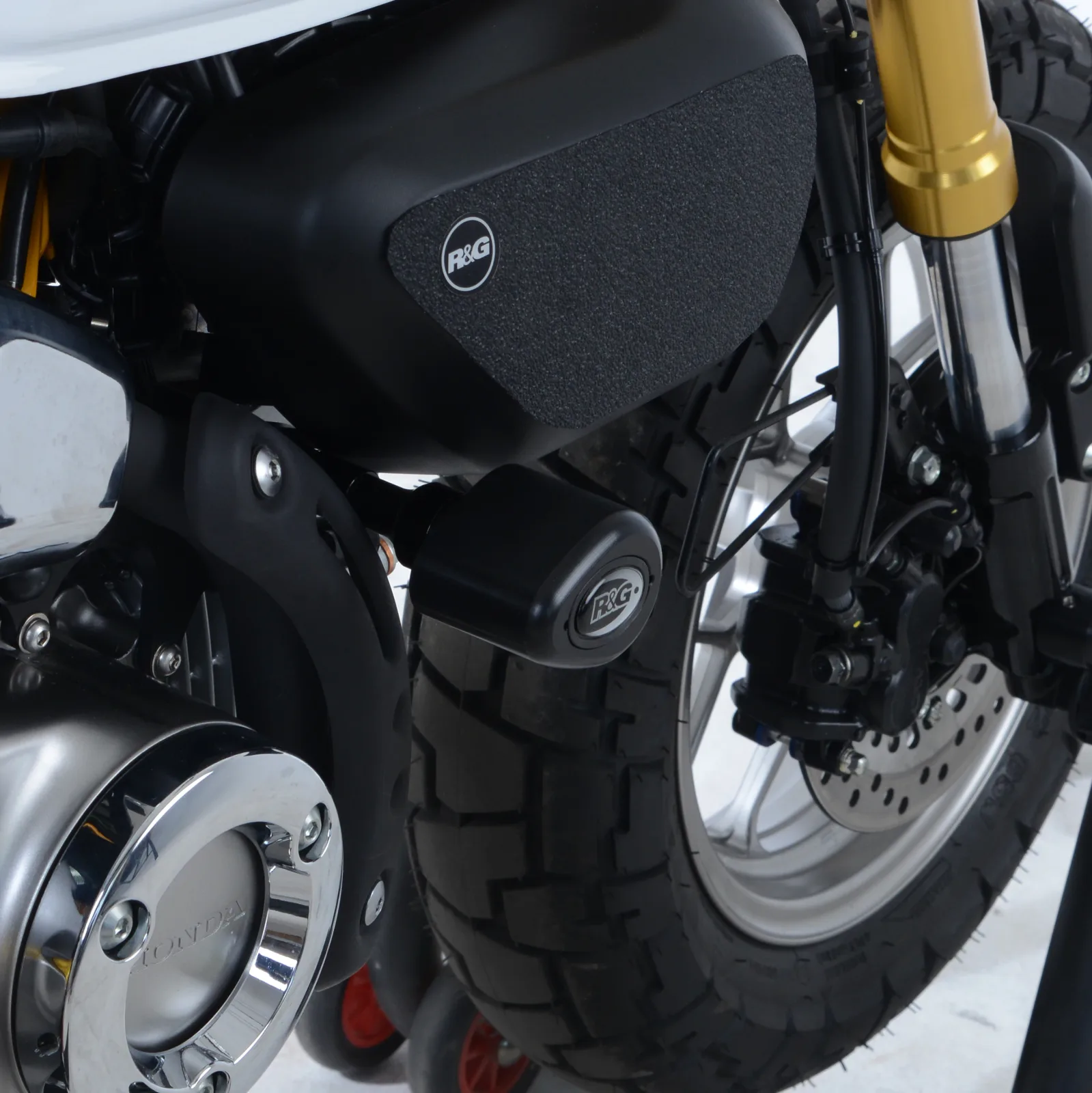 R&G Краш тапи Aero за Honda Monkey 125 (2018–2020)