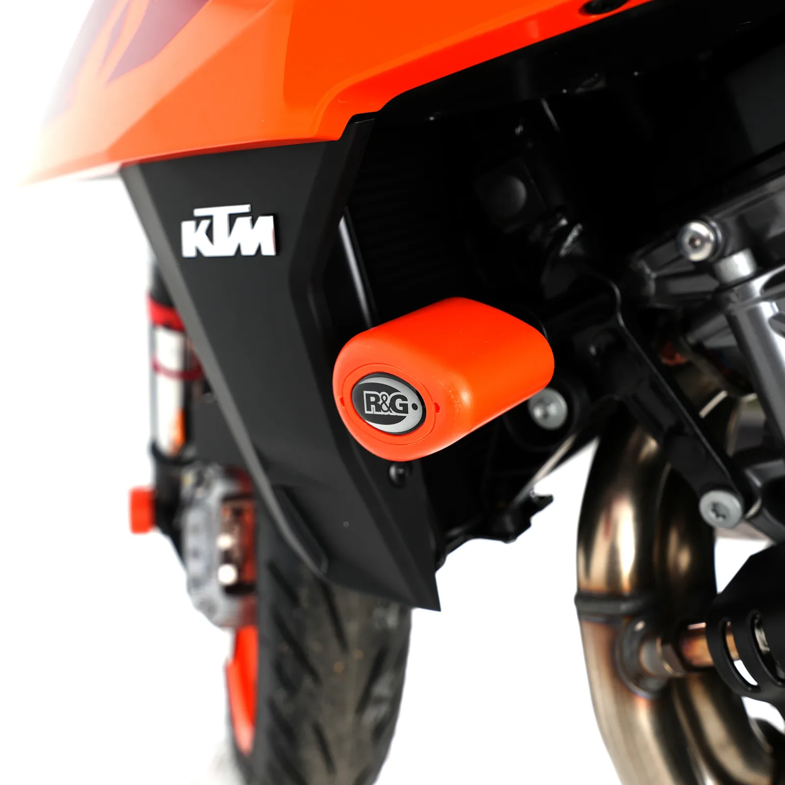 R&G Краш тапи Aero за KTM 790 Duke (2018–2025), 890 Duke R (2020–2024), 990 Duke (2024) (CP0502OR)