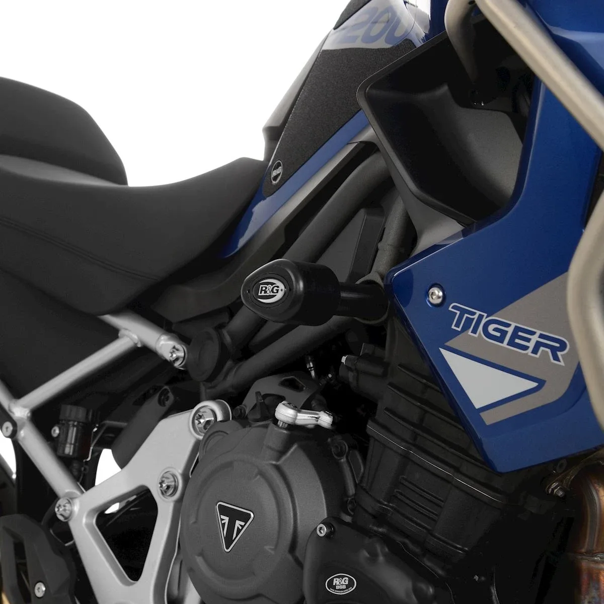 R&G Краш тапи Aero за Triumph Tiger 1200 GT (2022+), Tiger 1200 Rally Pro (2022–2024)