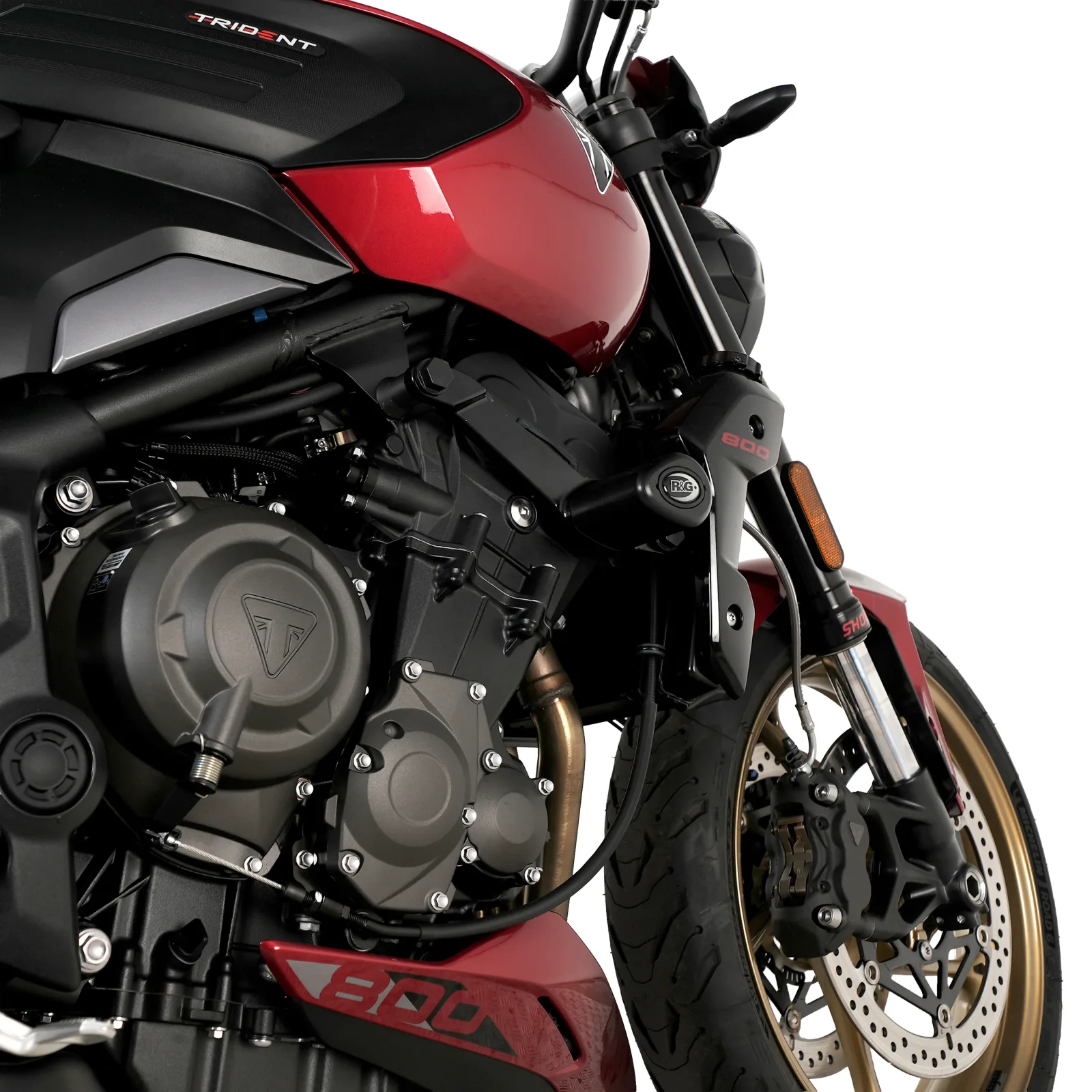 R&G Краш тапи Aero за Triumph Trident 660 (2026+), Trident 800 (2026+)