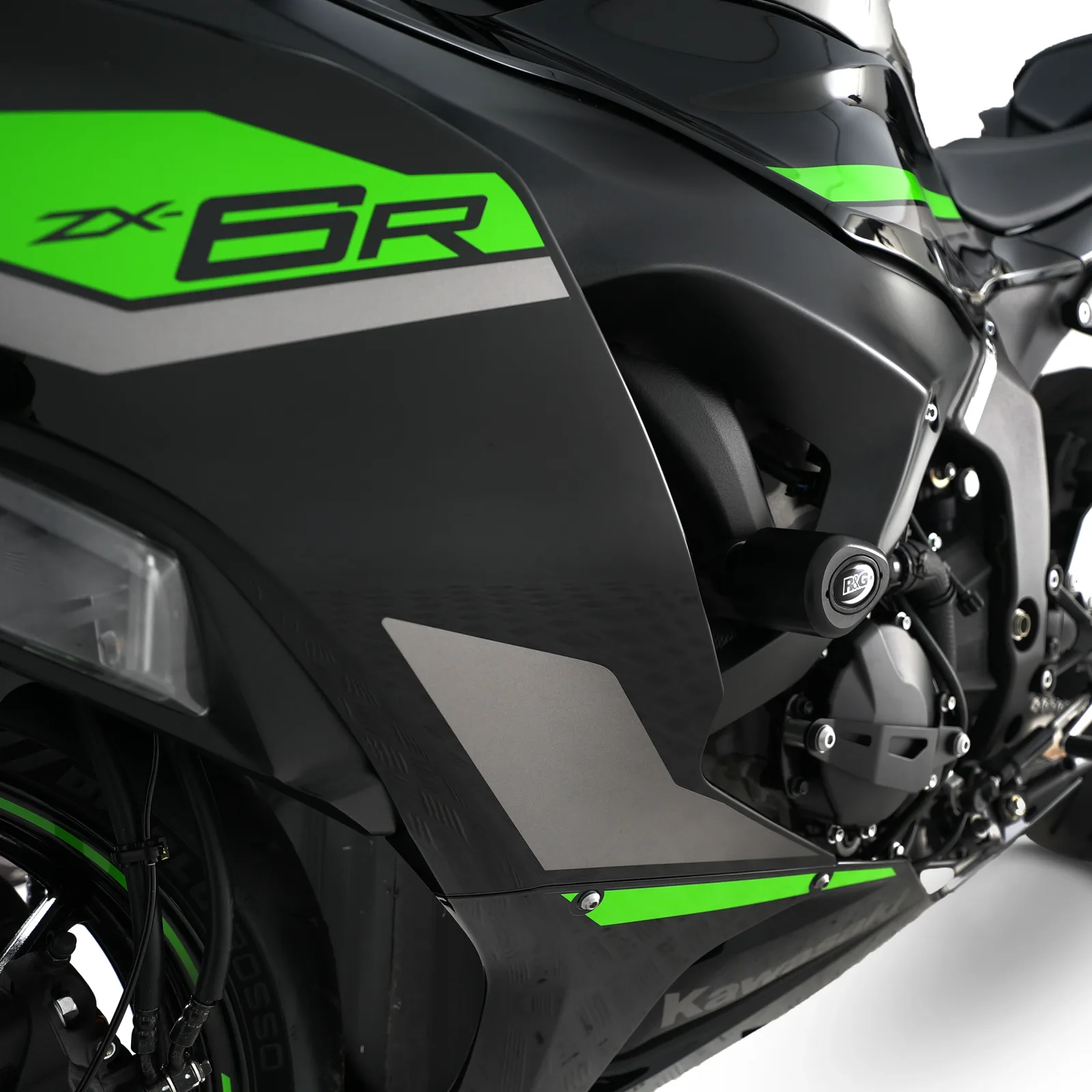 R&G Краш тапи без пробиване Aero за Kawasaki ZX-6R (2024+)