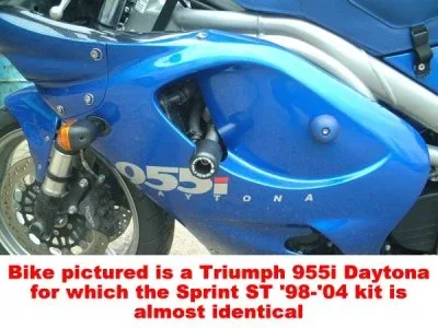 R&G Краш тапи Classic за Triumph Tiger 955i (2000–2006)