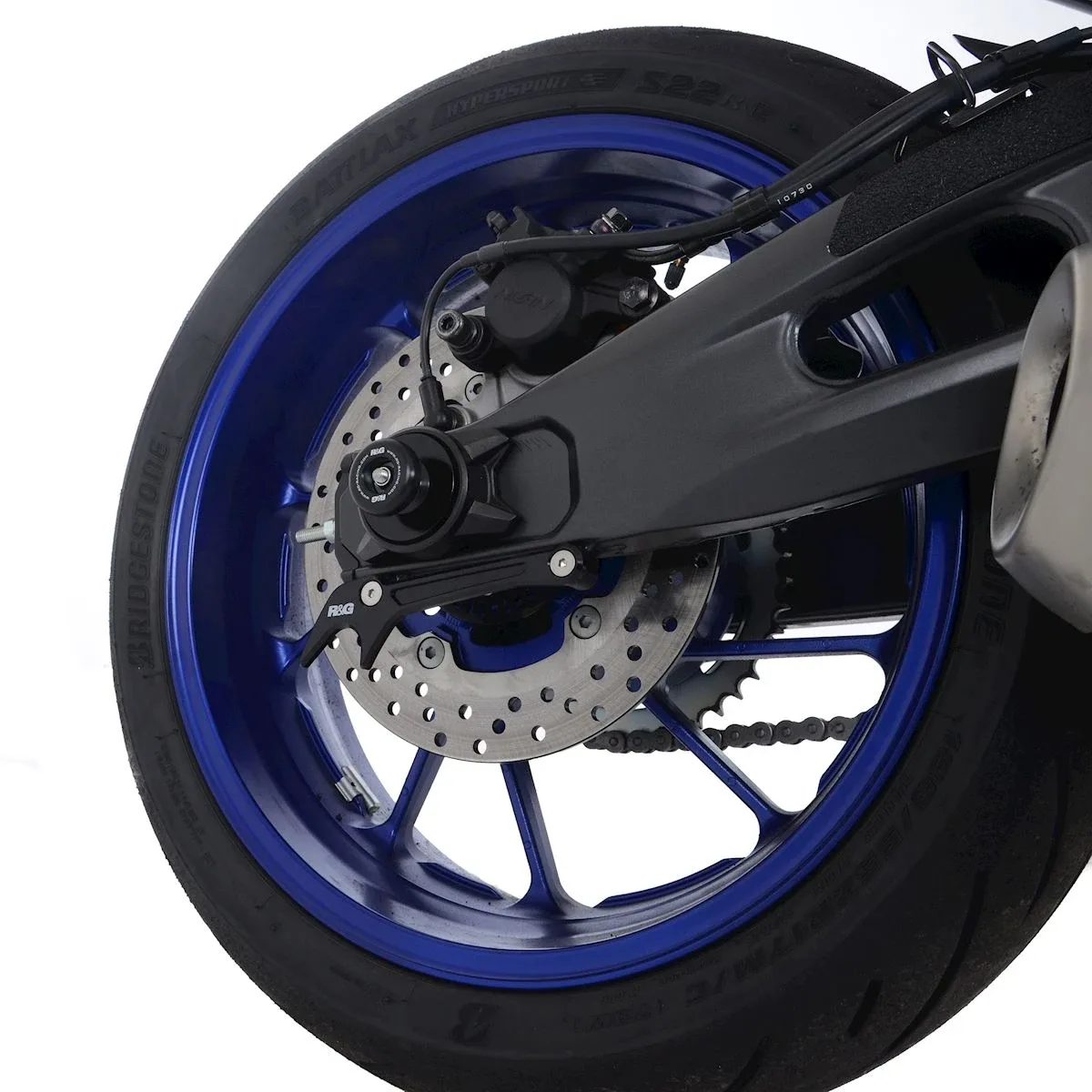 R&G Куки за стойка за Yamaha YZF-R1 (2015+), YZF-R1M (2015+), YZF-R6 (2017–2020), YZF-R7 (2022–2025) и др.
