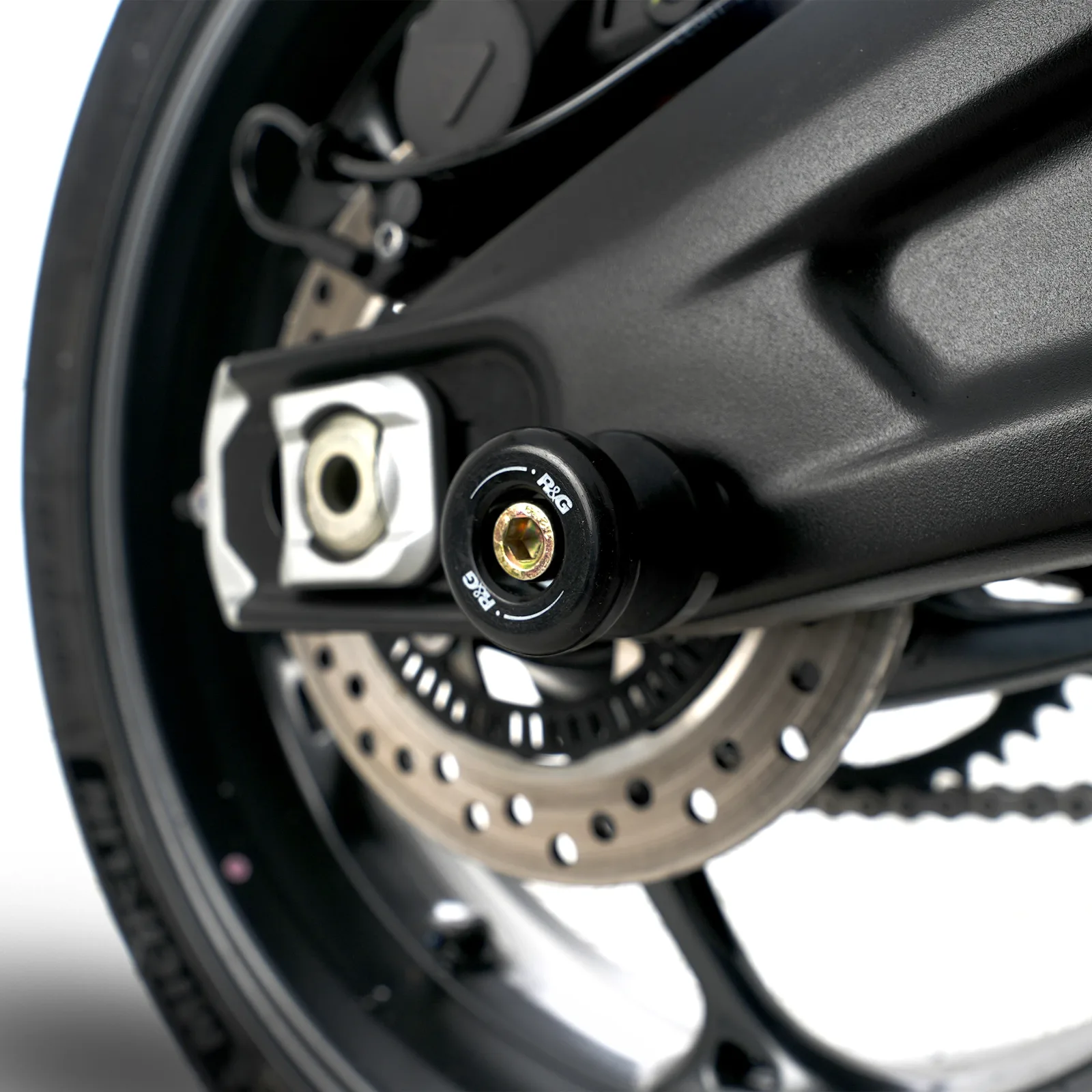 R&G Комплект ролки/адаптори за задна стойка за Honda CBR 1000RR (2004–2019), CBR 600RR (2003–2006), CBR 954RR (2002–2003), VTR 1000 SP-1 и др.