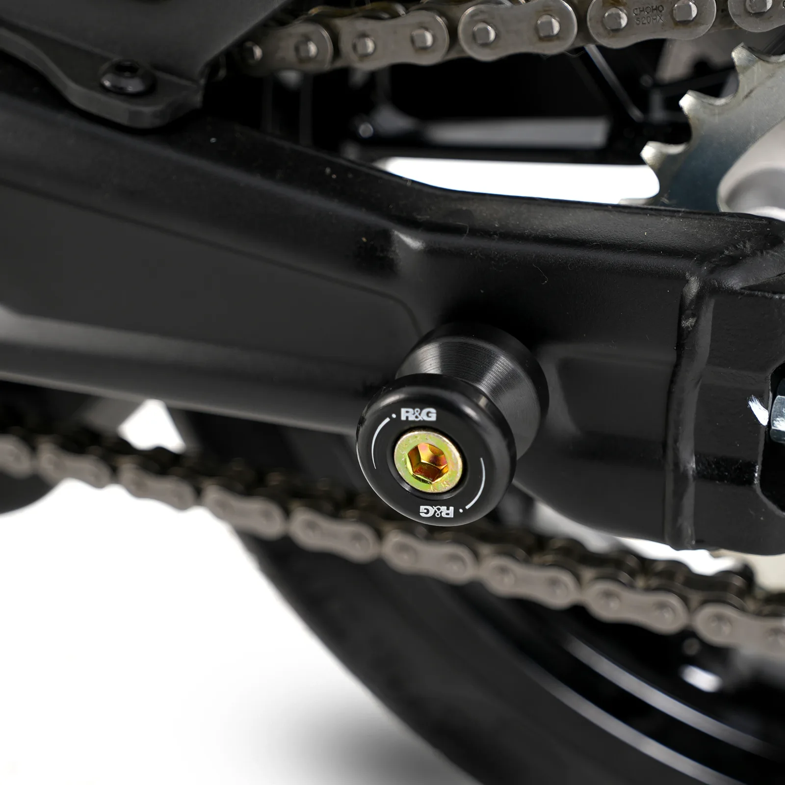 R&G Комплект ролки/адаптори за задна стойка за Kawasaki Z750 (2004–2006), Z750S (2004–2006), ZX-10R (2004–2010), ZX-12R и др.