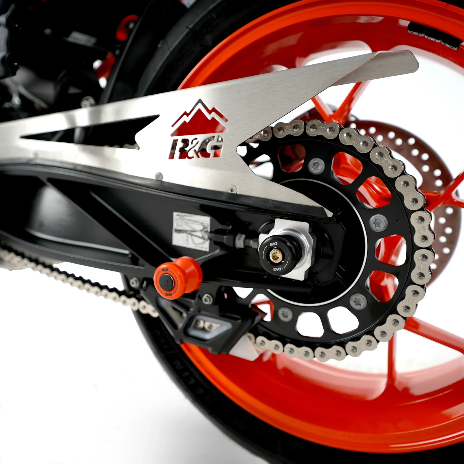 R&G Комплект ролки/адаптори за задна стойка за KTM 1290 Super Adventure (2015–2020), 1050 Adventure (2015–2018), 890 SMT (2023–2024)