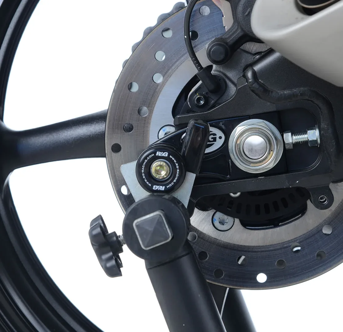 R&G Комплект ролки/адаптори за задна стойка за Yamaha YZF-R6 (2017+), MT-09 (2021+), MT-09 SP (2021+), Tracer 9 (2021–2024) и др.