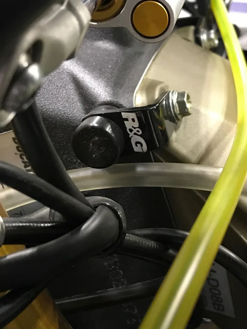 R&G Ограничители за кормило за Ducati Panigale 1199 (2012–2015), Panigale 899 (2013–2015), Panigale 1299 (2015–2017) и др.