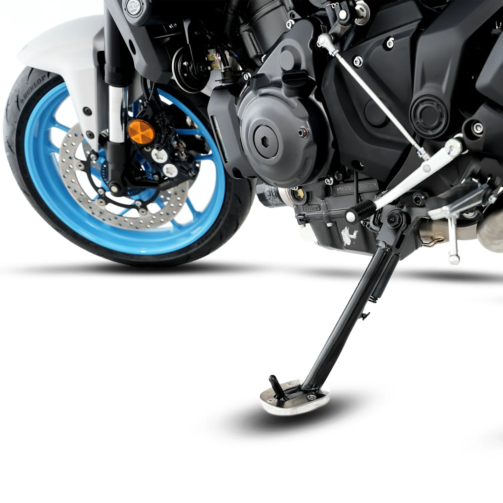 R&G Подложка за странична степенка за Yamaha MT-07 (2014+), XSR 700 (2016+), Tracer 700 (2016–2020), Tracer 7 GT (2021–2024)