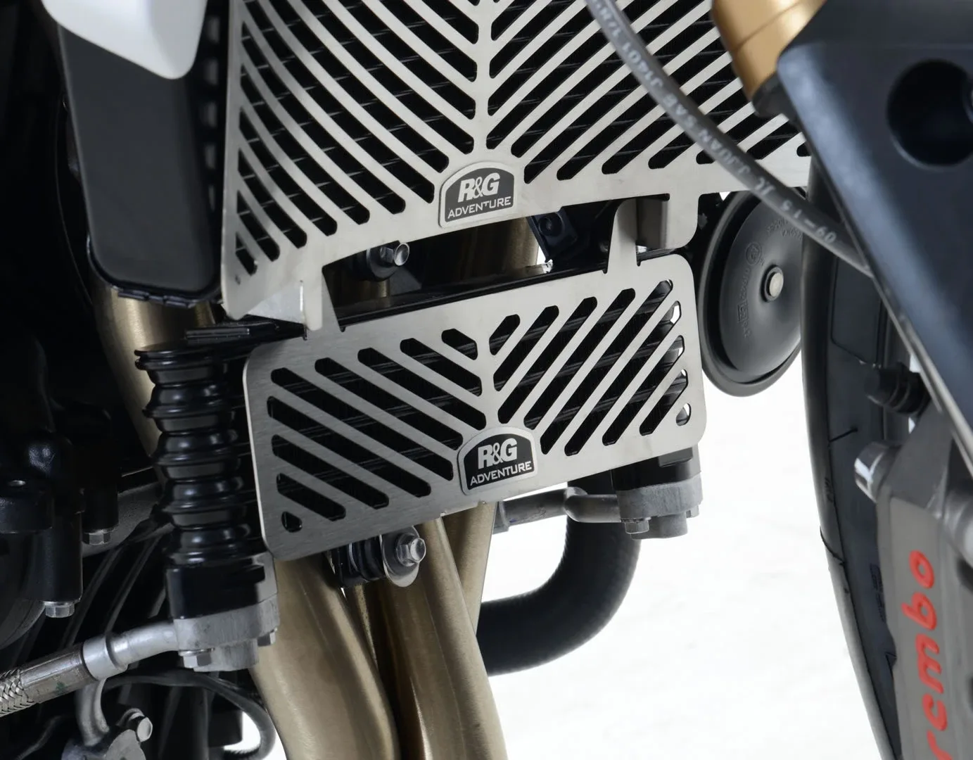 R&G Предпазна решетка за маслен радиатор от неръждаема стомана за Triumph Speed Triple 1050 (2011–2020)