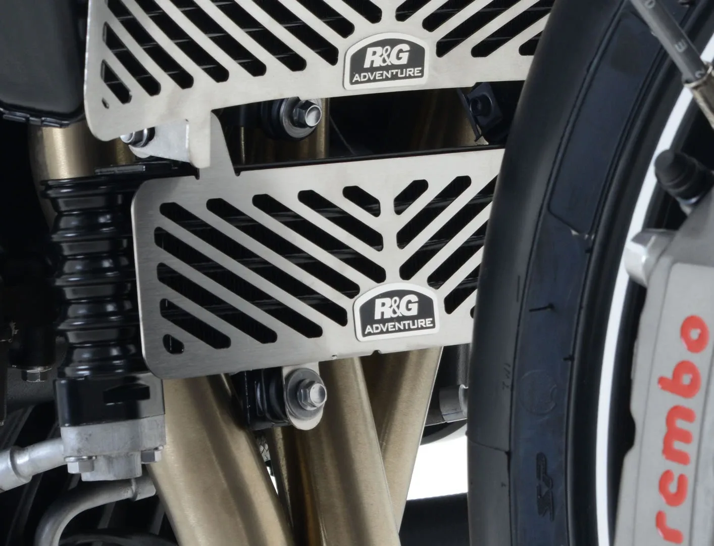 R&G Предпазна решетка за маслен радиатор от неръждаема стомана за Triumph Speed Triple 1050 (2011–2020)