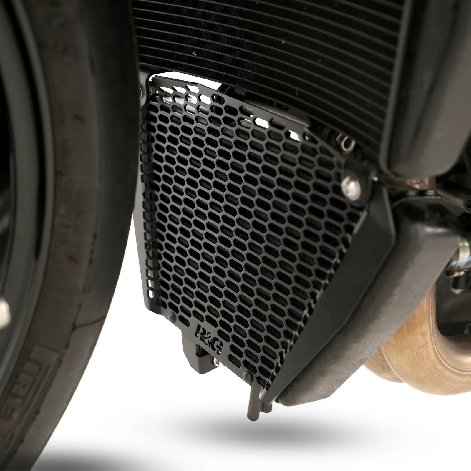 R&G Предпазна решетка за маслен радиатор PRO за Aprilia Tuono V4 1100 Factory (2025+)