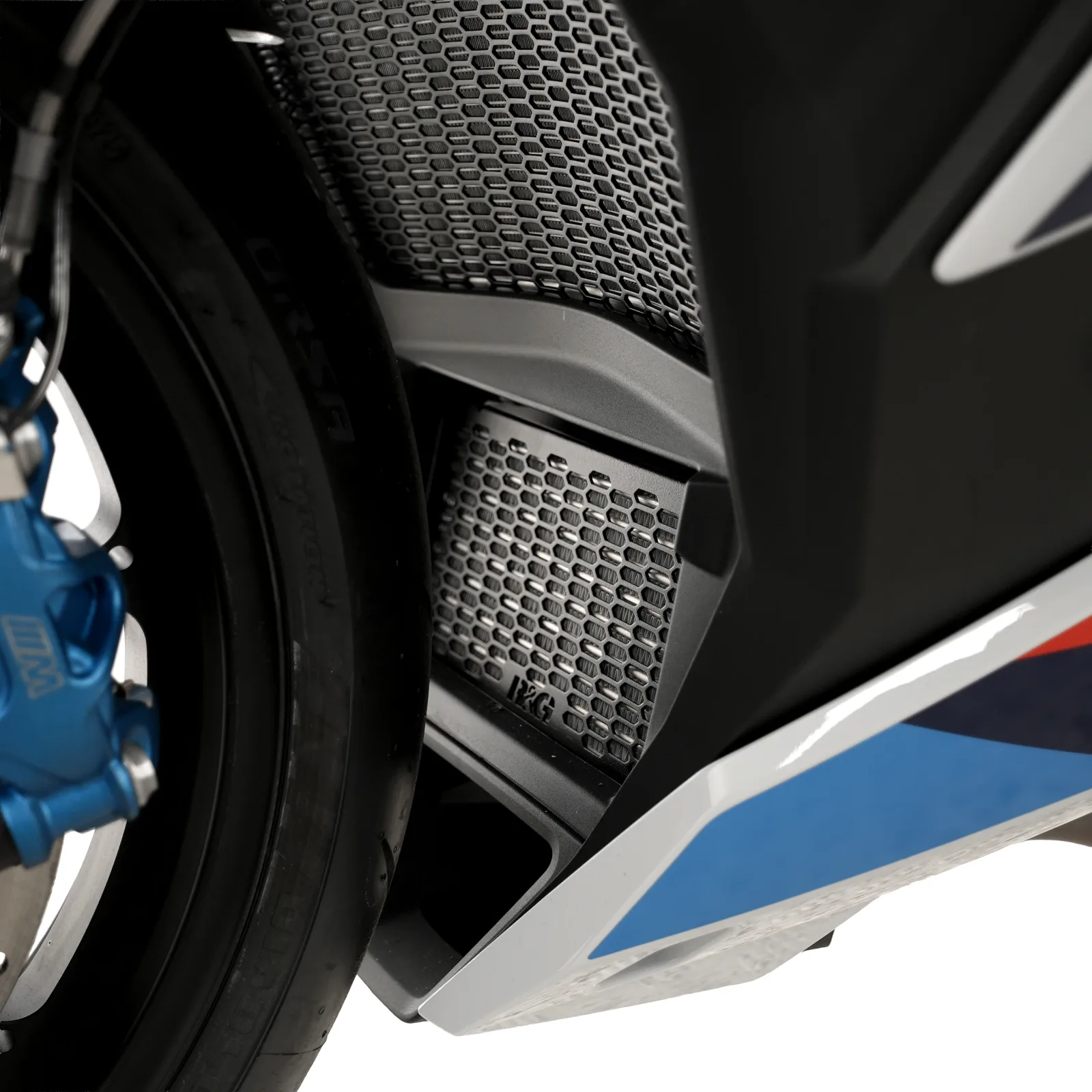R&G Предпазна решетка за маслен радиатор PRO за BMW S 1000 RR (2019–2024), S 1000 XR (2020+), S 1000 R (2021+), M 1000 RR (2021–2024) и др.